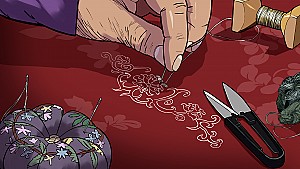 전통 자수의 종류, 재료, 기법