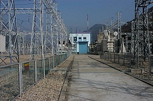 남한 최북단의 화천 수력발전소
