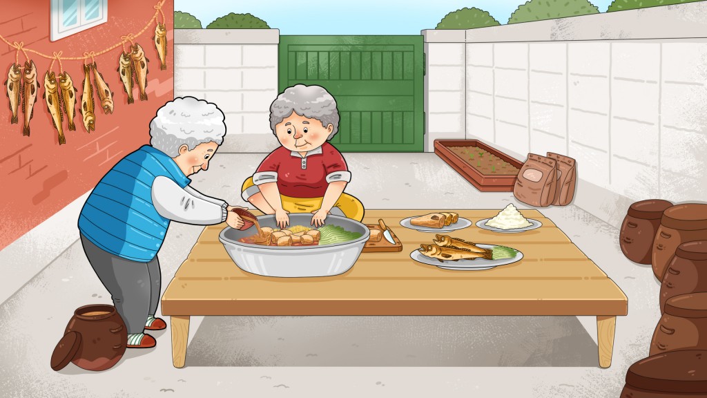 명태와 좁쌀을 섞어 만든 저염식 젓갈, 명태식해