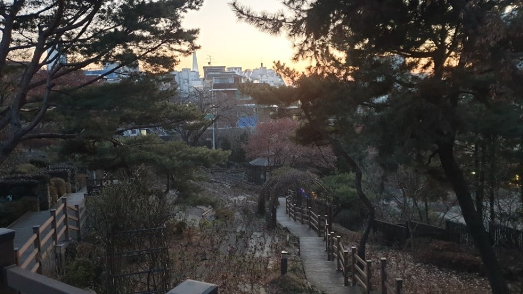 천호동성당 로즈메리힐에서 본 마을전경 이미지
