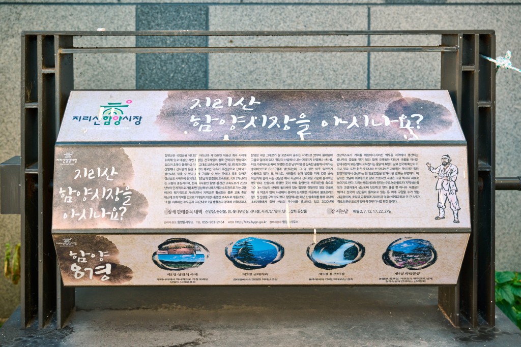 함양 중앙시장 내부 