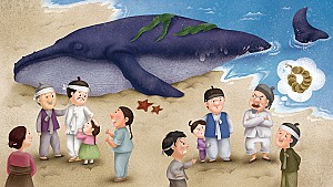 고래 속에 들어갔다 살아 온 사람
