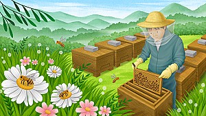 지리산 자락의 꽃맛이 담긴 남원시의 양봉(꿀)