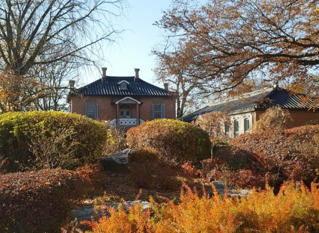 공세리 성당 전경 이미지