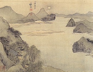 정선의 그림 속에 보이는 조선의 악양루, 서울 소악루