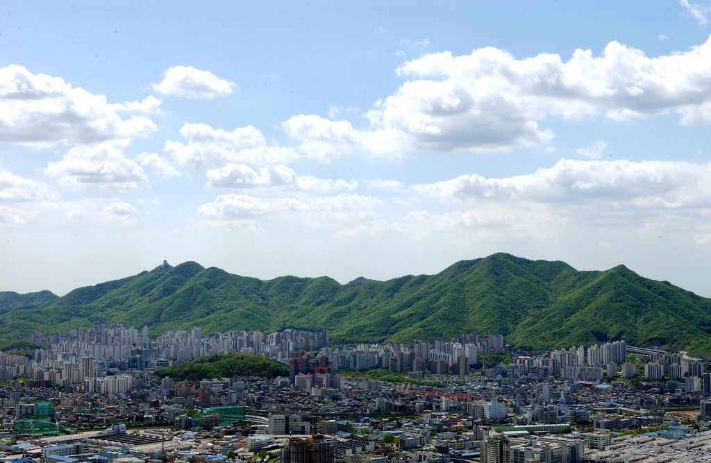 수리산 전경