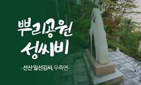 뿌리공원 성씨비 (선산 일선김씨,우측면)