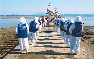 안면도 조개부리마을(옷점)의 조개부르기제