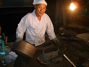 문양과 장식의 유기, 주물 유기의 전통 제조법