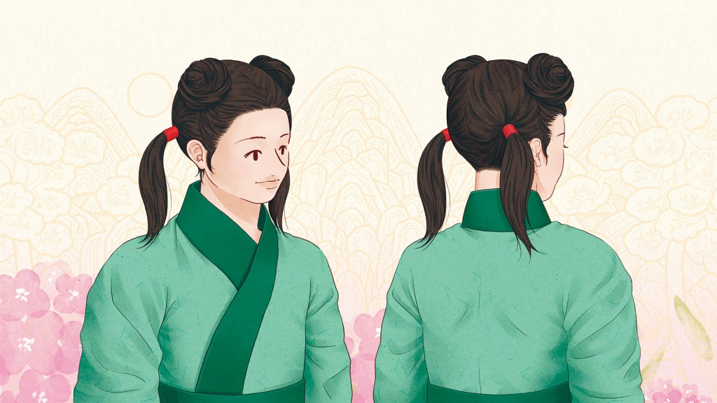 두 개의 상투를 틀어올린, 쌍계