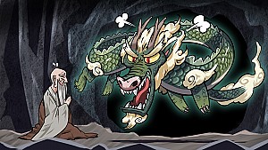 긴 가뭄에 비를 내려 사람들을 구원한 고승