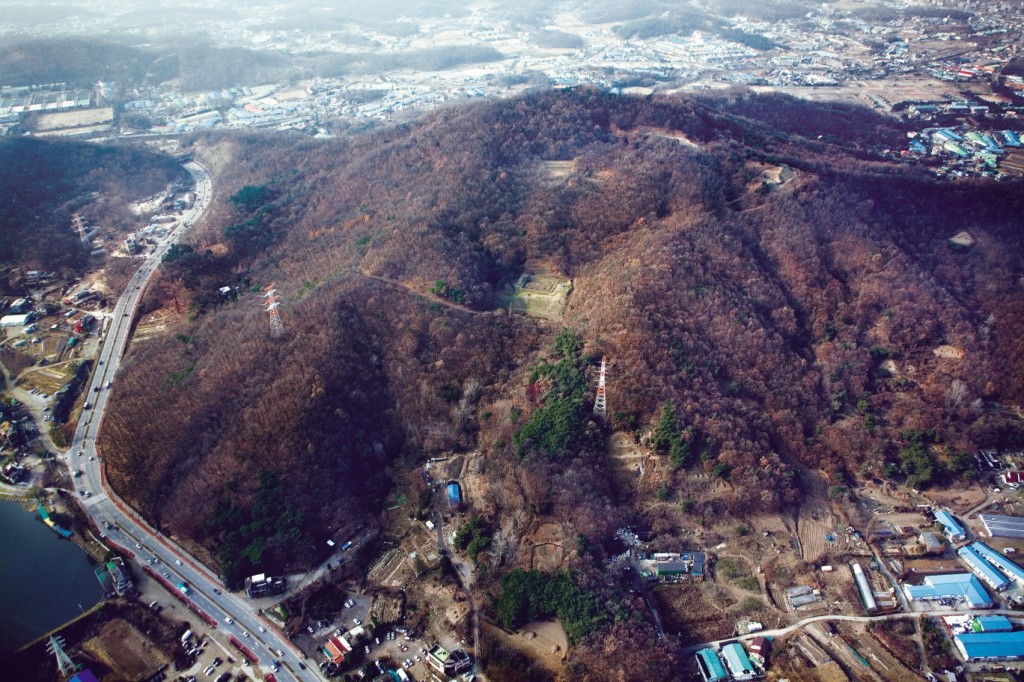 하남 이성산성 전경