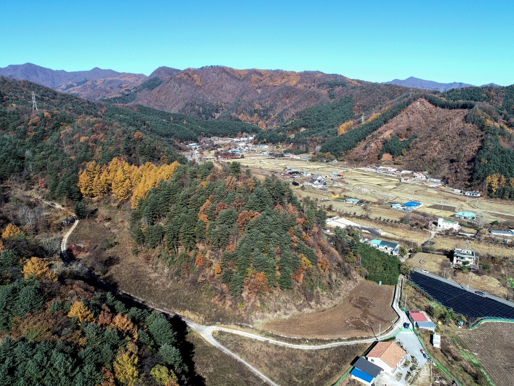 태봉리 전경