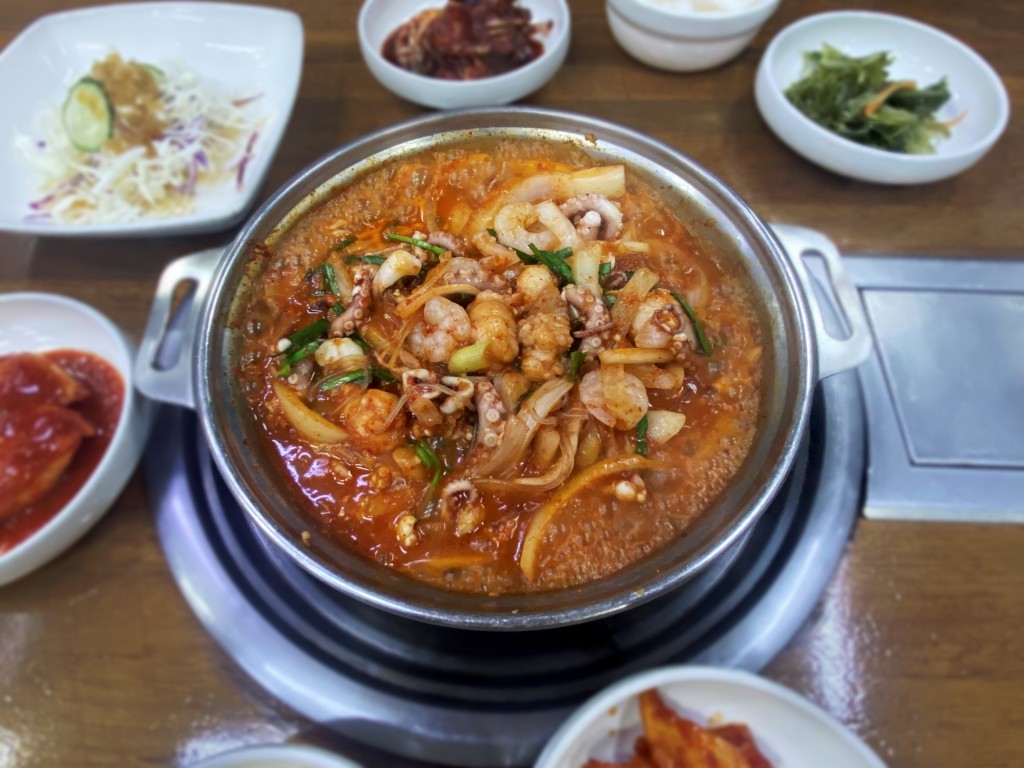 조방낙지 음식