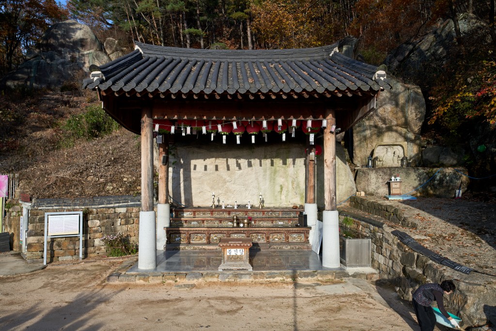 양산 호계리 마애불 이미지