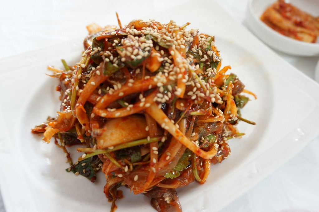 멸치회 무침