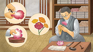 고행 끝에 탄생한 꽃 한송의 아름다움, 지화
