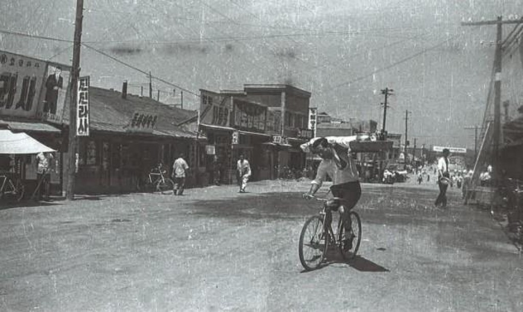 1960년대 냉면배달 모습