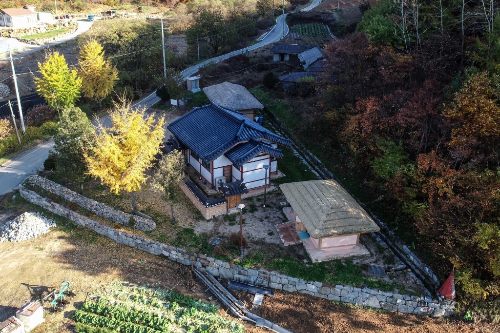 하늘에서 본 척곡교회 이미지
