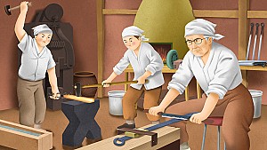 잃어버린 백제 제철 기술을 복원한, 백제 환두대도 재현