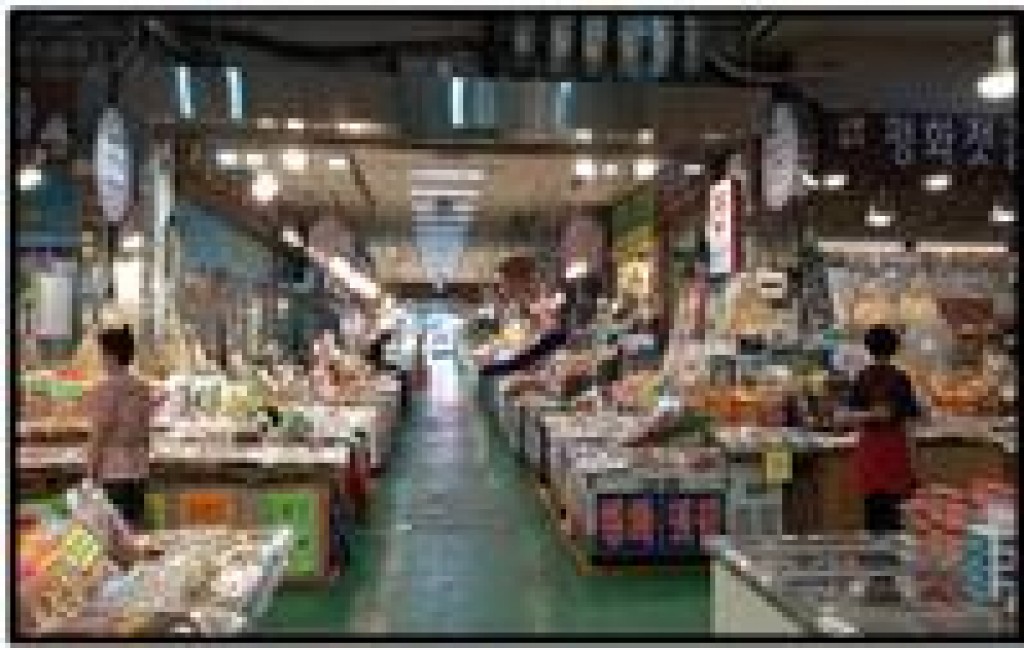 젓갈, 건어물 상가