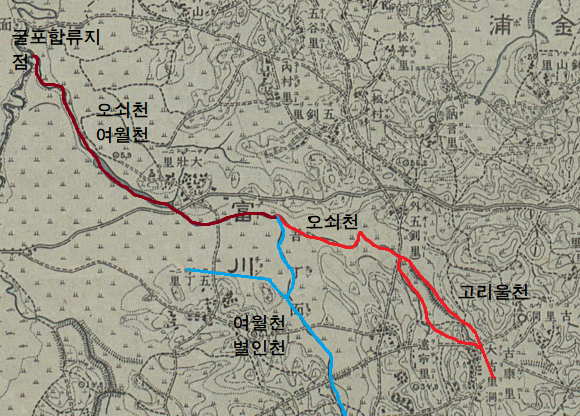두 하천 이야기와 물결 따라 흐르는 역사